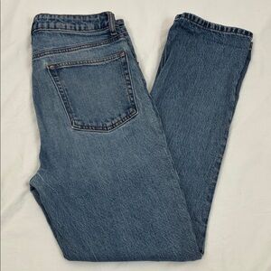 Reformation Women’s 30 Liza Ultra High Rise Straight Jeans Icarian Colorway